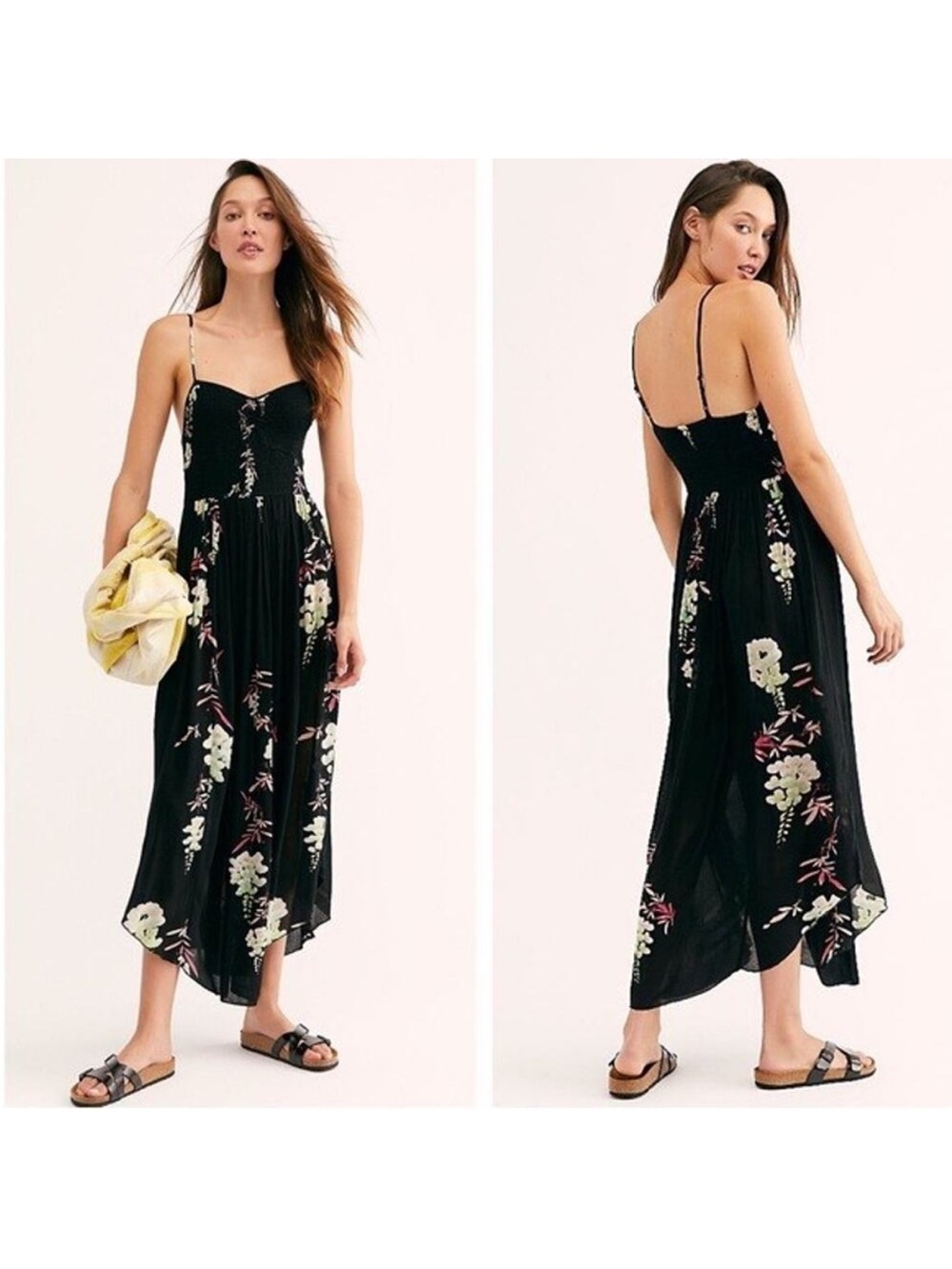Intimately Free People Beau Print Slip dress Retail $108 Medium boho maxi summer